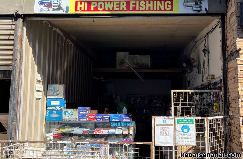 alamat kedai pancing Hi Power Fishing