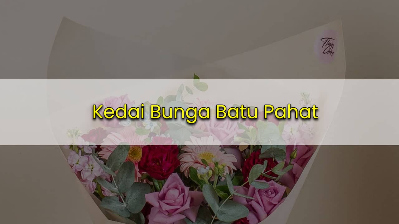 kedai bunga batu pahat