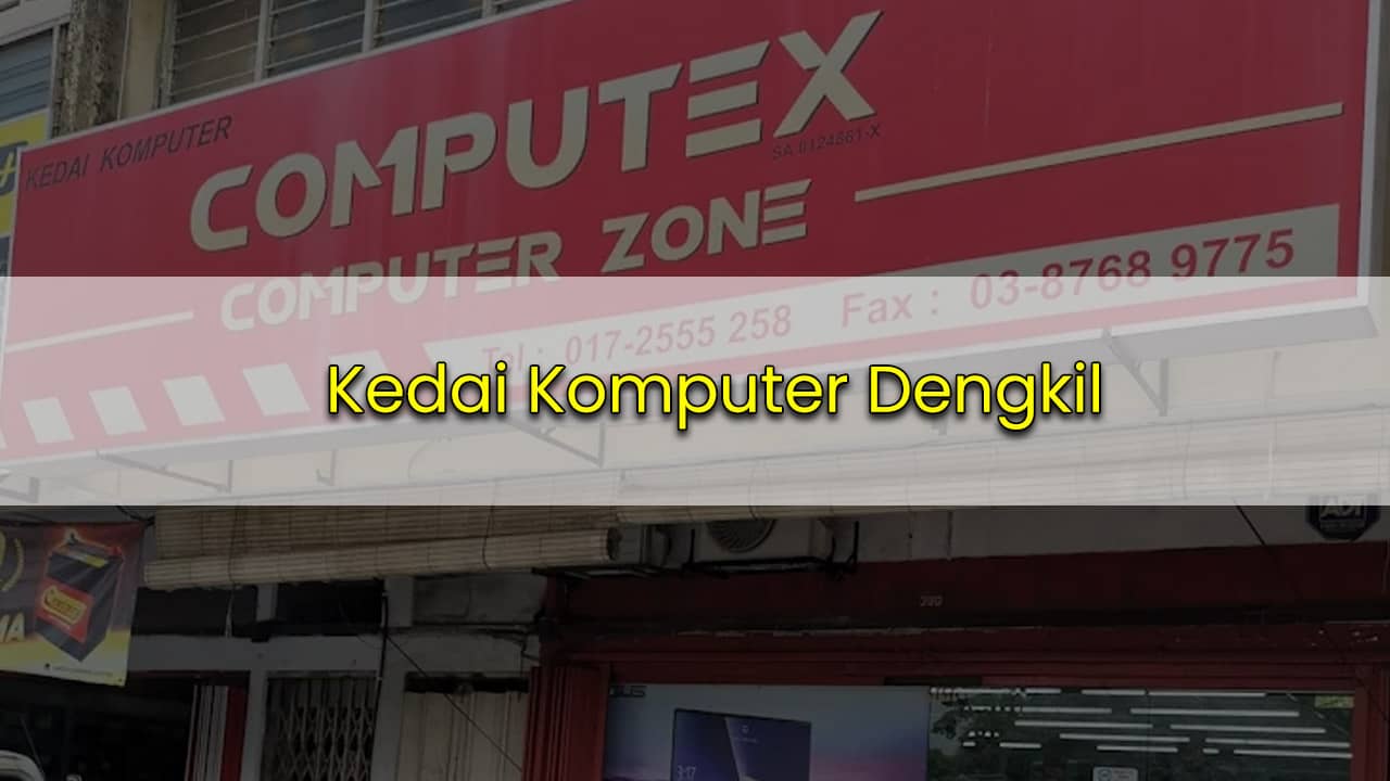 kedai komputer dengkil
