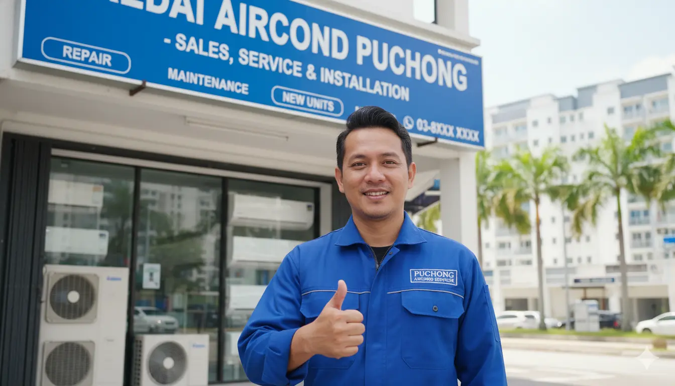 kedai aircond puchong