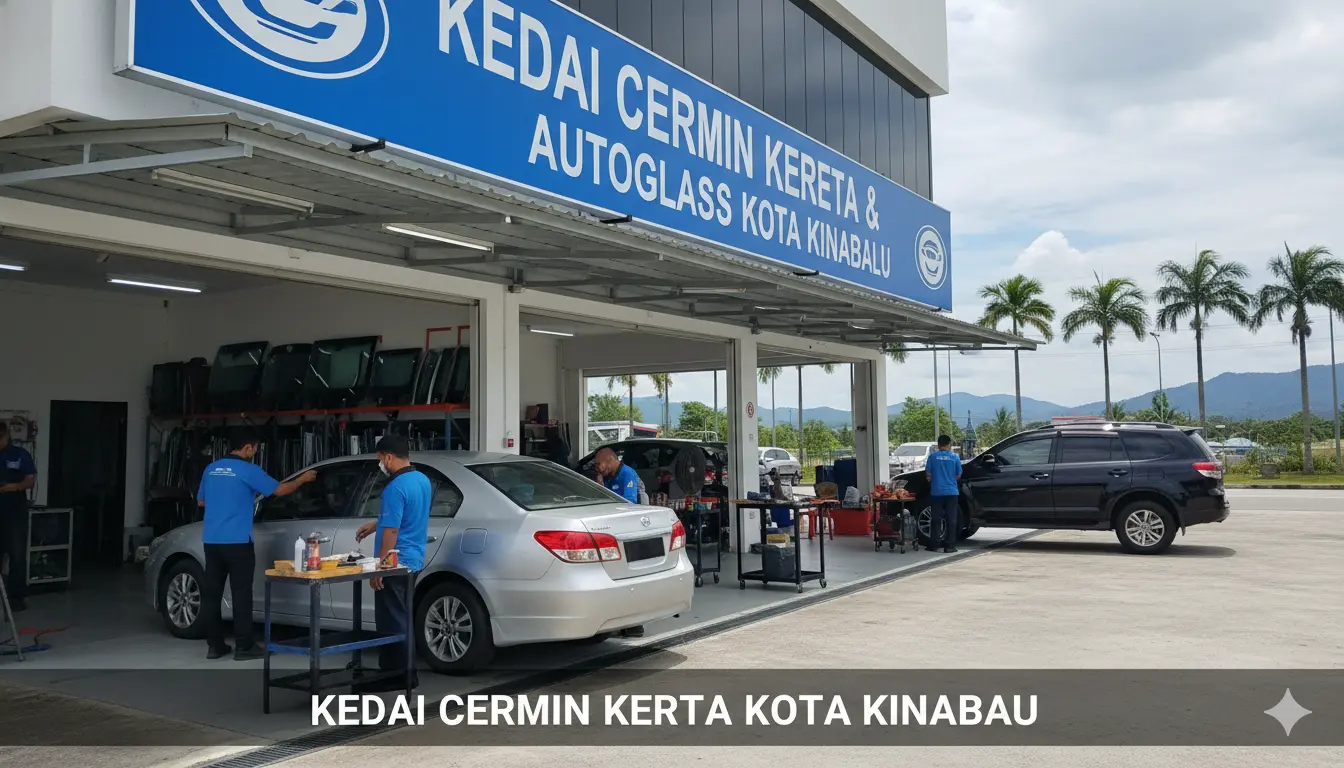 kedai cermin kereta kota kinabalu
