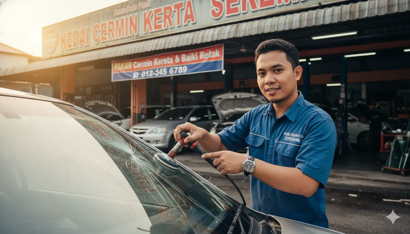 kedai cermin kereta seremban