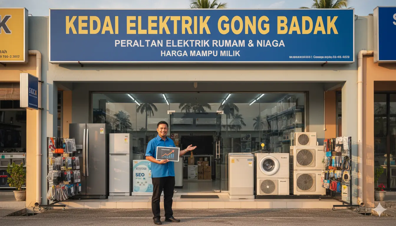 kedai elektrik gong badak