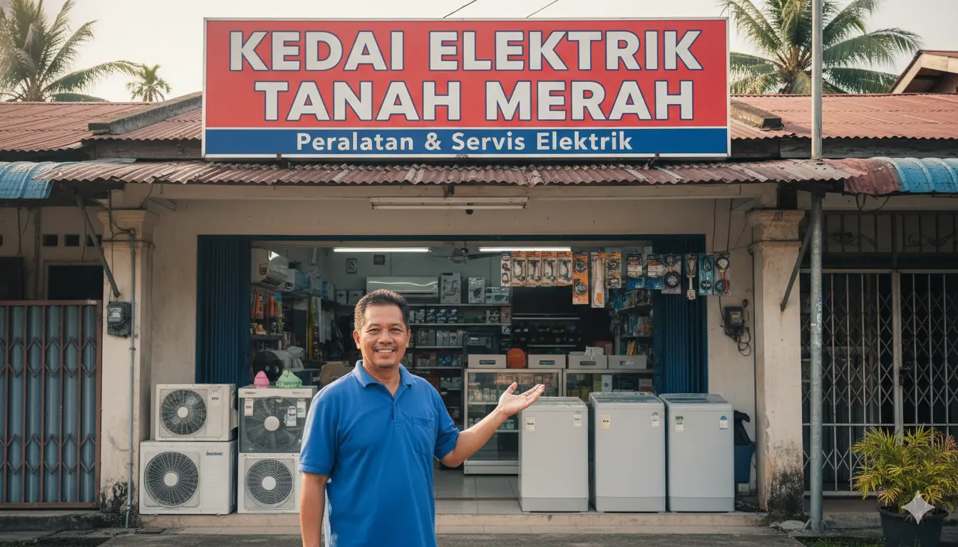 kedai elektrik tanah merah