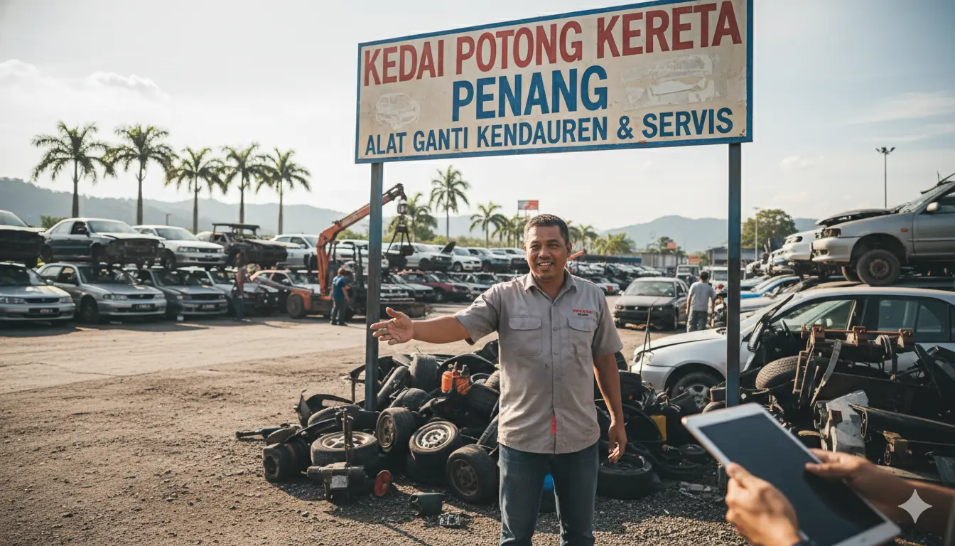 kedai potong kereta penang